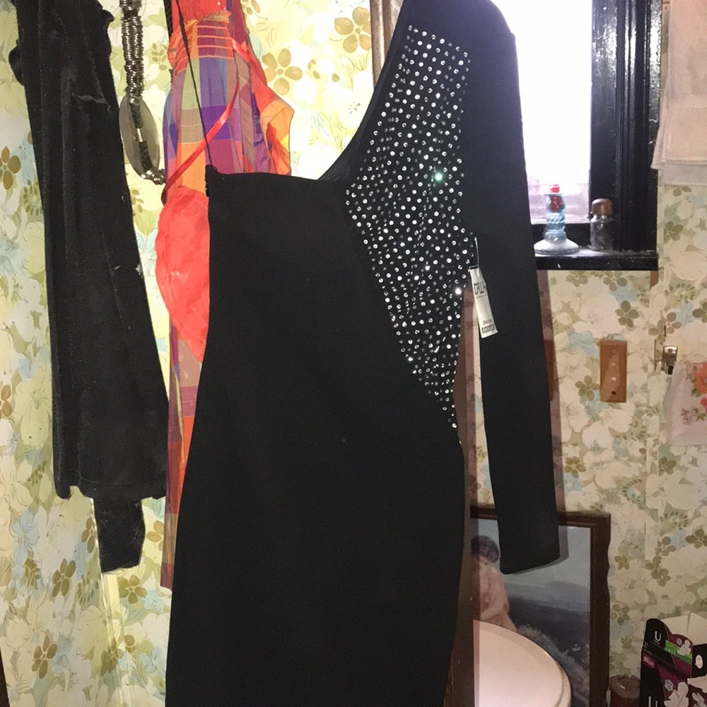 cute bedazzled club dress